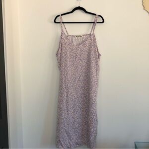 Wallflower Lavender Floral Maxi Summer Dress Size 3x Cottagecore NWT Maxi